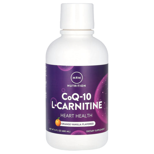 MRM Nutrition CoQ-10 L-Carnitine Liquid Orange-Vanilla 16 fl oz (480 ml)