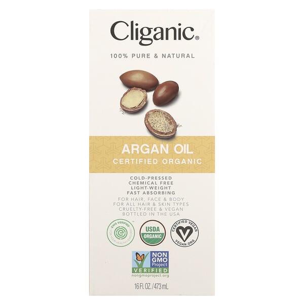 Cliganic Organic Argan Oil 16 fl oz (473 ml)