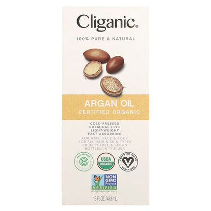 Cliganic Organic Argan Oil 16 fl oz (473 ml)