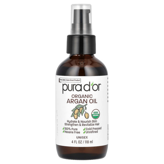 Pura D'or Organic Argan Oil 4 fl oz (118 ml)