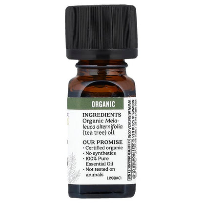 Aura Cacia Pure Essential Oil Organic Tea Tree 0.25 fl oz (7.4 ml)