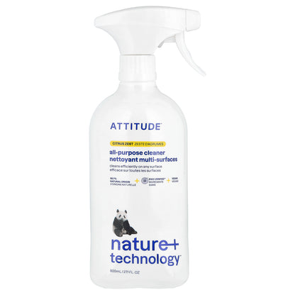 ATTITUDE All-Purpose Cleaner Citrus Zest 27.1 fl oz (800 ml)