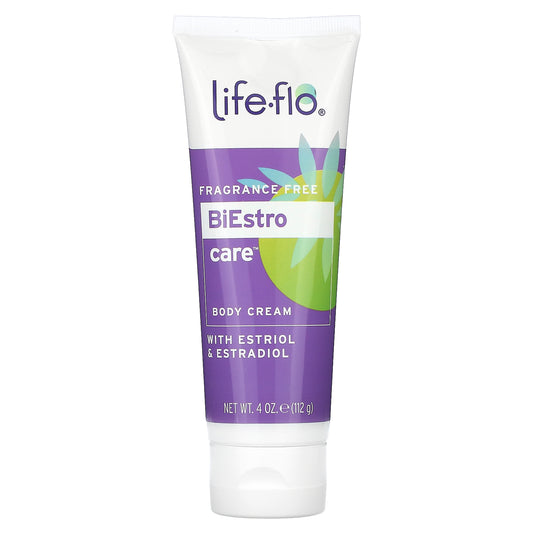 Life-flo BiEstro Care Body Cream Fragrance free 4 oz (112 g)