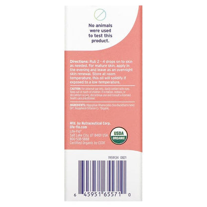 Life-flo Organic Pure Sea Buckthorn Oil 1 fl oz (30 ml)