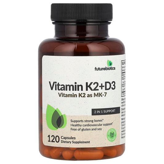 Futurebiotics Vitamin K2 + D3  120 Capsules
