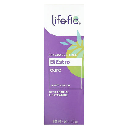 Life-flo BiEstro Care Body Cream Fragrance free 4 oz (112 g)