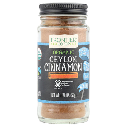 Frontier Co-op Organic Ceylon Cinnamon 1.76 oz (50 g)