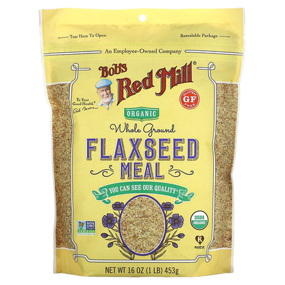 Bob's Red Mill Organic Golden Flaxseed Meal 16 oz (453 g)