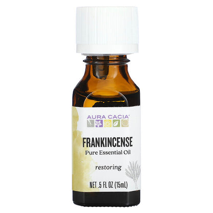 Aura Cacia Pure Essential Oil in Fractionated Coconut Oil Frankincense 4 fl oz (118 ml)