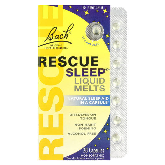 Bach Rescue Sleep® Liquid Melts 28 Capsules