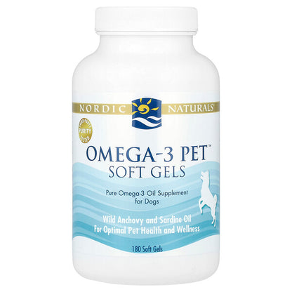 Nordic Naturals Omega-3 Pet™ For Dogs 180 Soft Gels