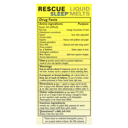 Bach Rescue Sleep® Liquid Melts 28 Capsules