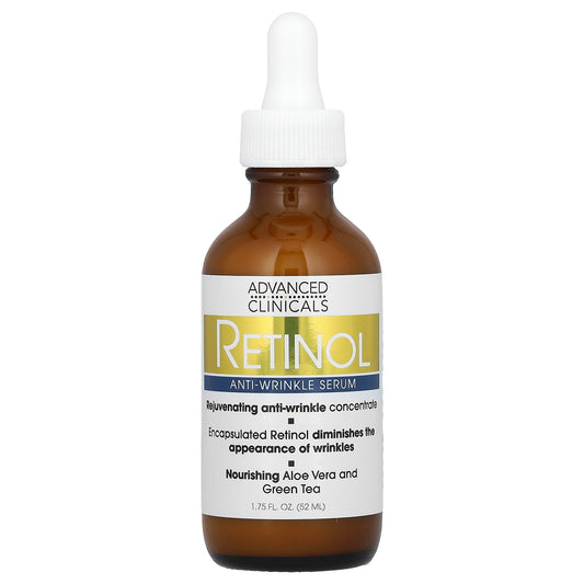 Advanced Clinicals Retinol Serum Anti-Wrinkle 1.75 fl oz (52 ml)