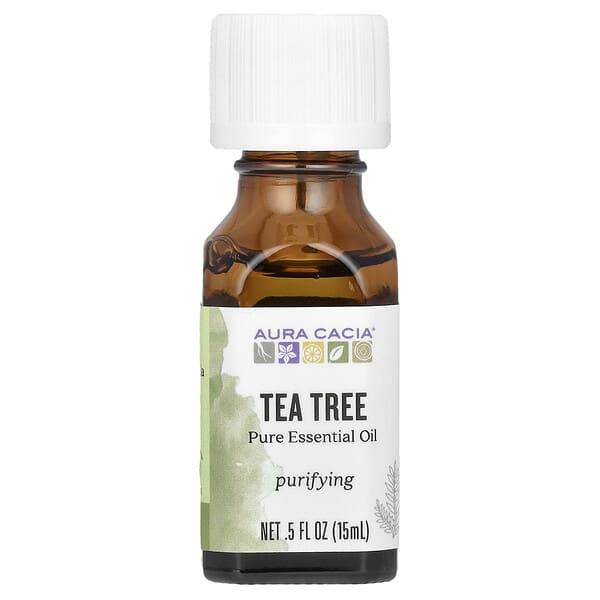Aura Cacia Pure Essential Oil Tea Tree 0.5 fl oz (15 ml)