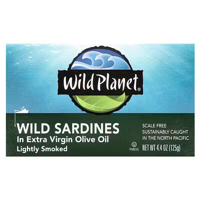 Wild Planet, Wild Sardines 4.4 oz (125 g)