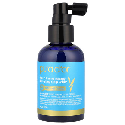 Pura D'or Hair Thinning Therapy Energizing Scalp Serum 4 fl oz (120 ml)