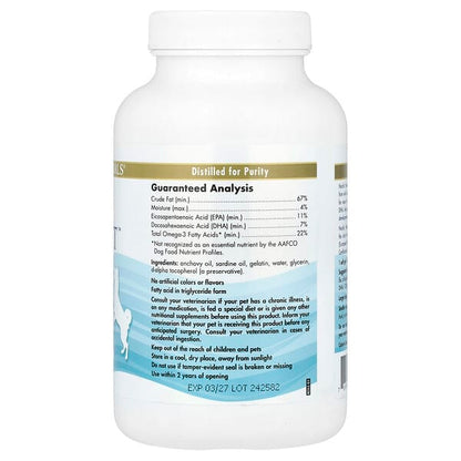 Nordic Naturals Omega-3 Pet™ For Dogs 180 Soft Gels
