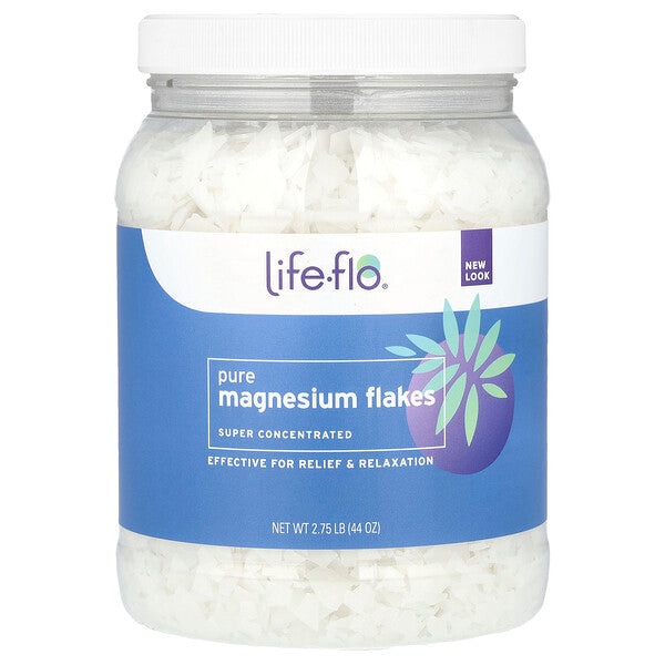 Life-flo Pure Magnesium Flakes Super Concentrated 2.75 lb (44 oz)