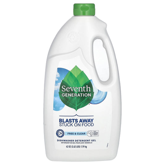Seventh Generation Dishwasher Detergent Gel Free & Clear 2.62 lb (1.19 kg)