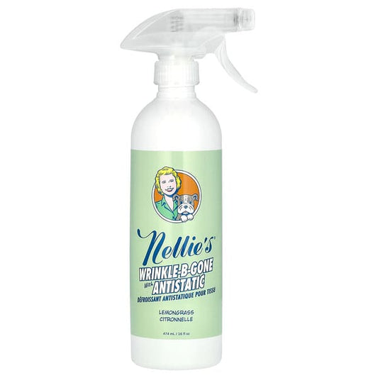 Nellie's Wrinkle-B-Gone with Antistatic Lemongrass 16 fl oz (474 ml)