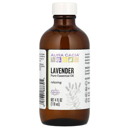 Aura Cacia Pure Essential Oil Lavender 4 fl oz (118 ml)