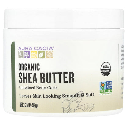 Aura Cacia Organic Shea Butter 3.25 oz (92 g)
