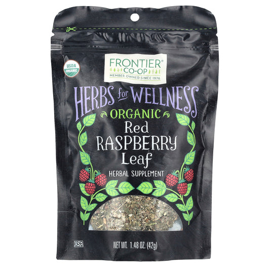 Frontier Co-op Organic Red Raspberry Leaf 1.48 oz (42 g)