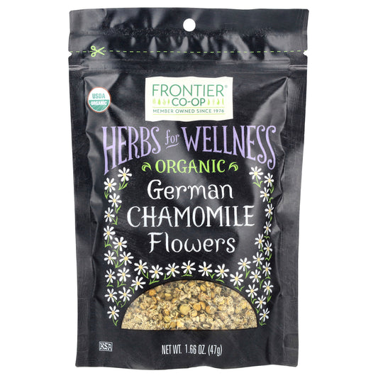 Frontier Co-op Organic German Chamomile Flowers 1.66 oz (47 g)