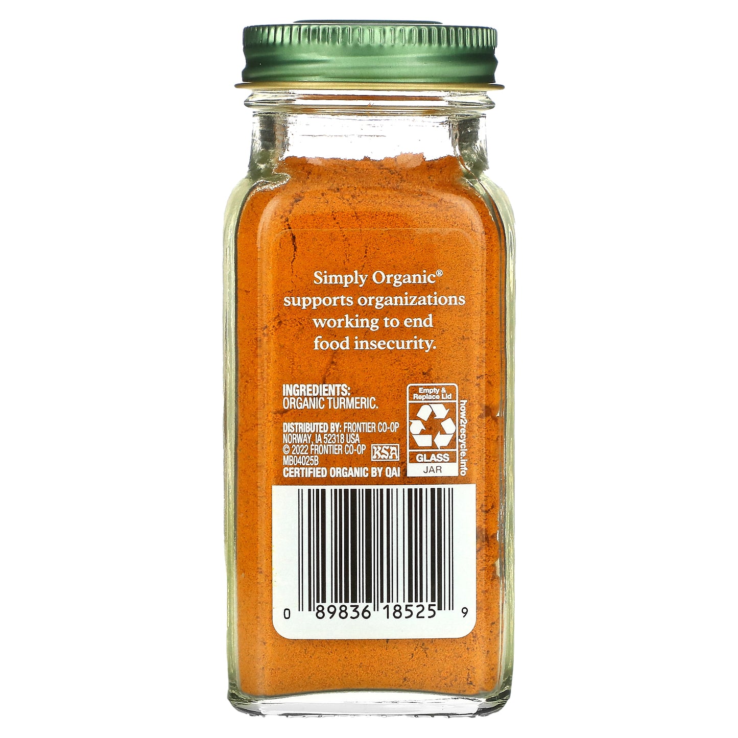 Simply Organic Turmeric 2.38 oz (67 g)