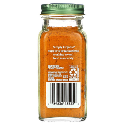 Simply Organic Turmeric 2.38 oz (67 g)