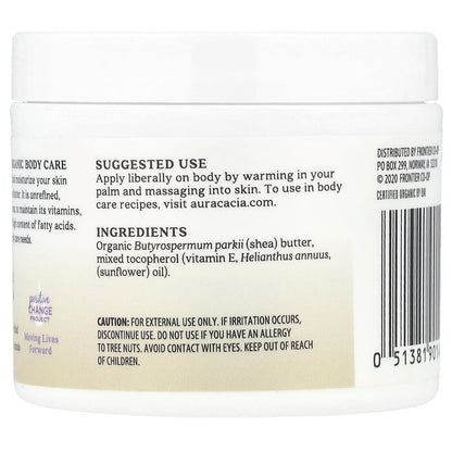 Aura Cacia Organic Shea Butter 3.25 oz (92 g)