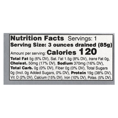 Wild Planet Wild White Anchovies In Water with Sea Salt 4.4 oz (125 g)