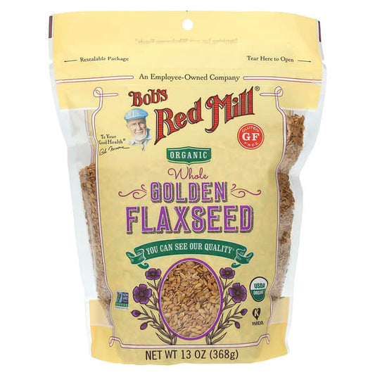 Bob's Red Mill Organic Whole Golden Flaxseed 13 oz (368 g)
