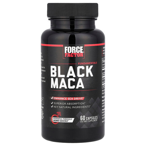 Force Factor Fundamentals Black Maca 60 Capsules