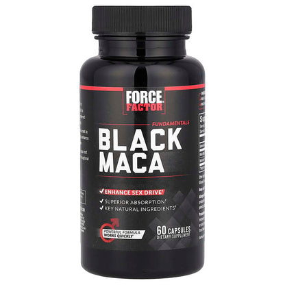 Force Factor Fundamentals Black Maca 60 Capsules