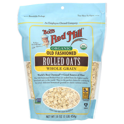 Bob's Red Mill Organic Old Fashioned Rolled Oats Whole Grain 32 oz (907 g)