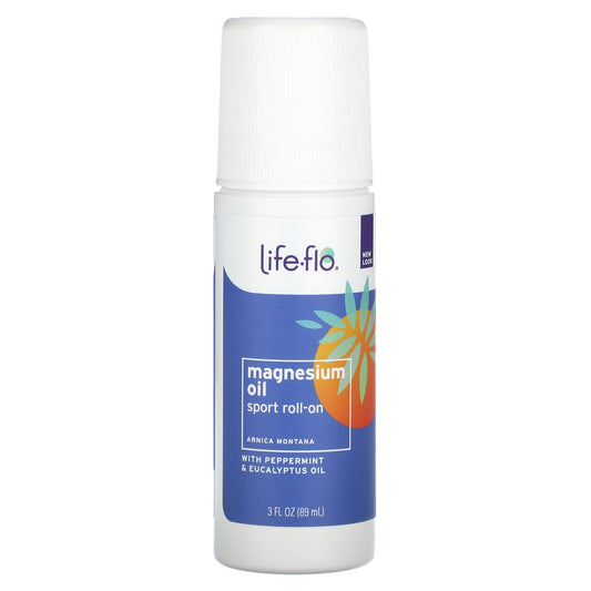 Life-flo Magnesium Oil Sport Roll-On Arnica Montana 3 fl oz (89 ml)