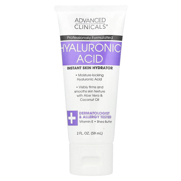 Advanced Clinicals Hyaluronic Acid Hydrating Body Cream 16 oz (454 g)