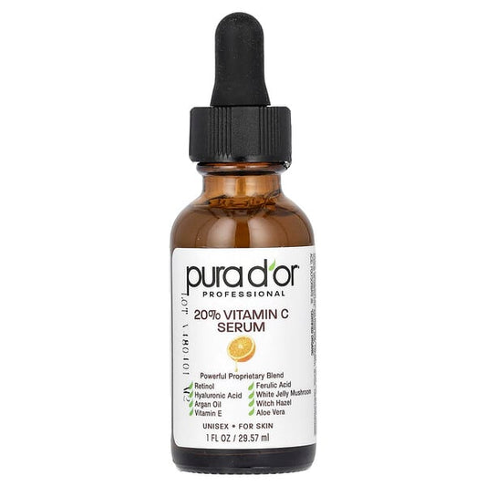 Pura D'or Professional 20% Vitamin C Serum 1 fl oz (29.57 ml)