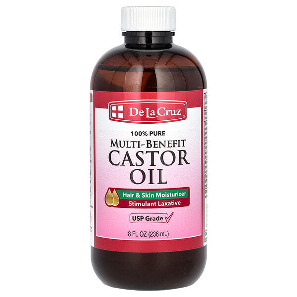 De La Cruz Castor Oil 2 fl oz (59 ml)