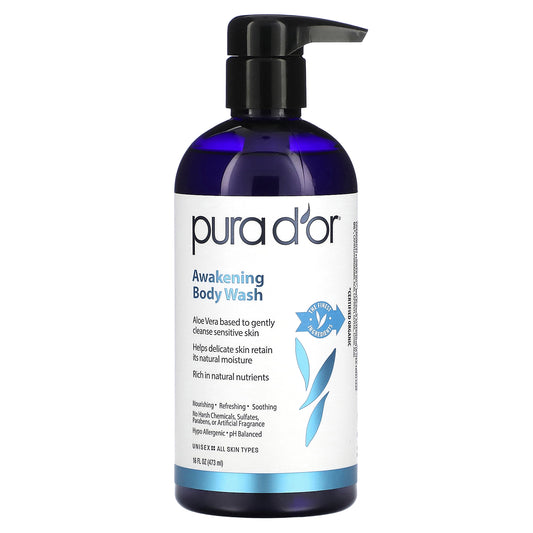 Pura D'or Awakening Body Wash 16 fl oz (473 ml)