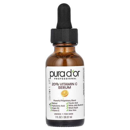 Pura D'or 20% Vitamin C Serum 4 fl oz (118 ml)