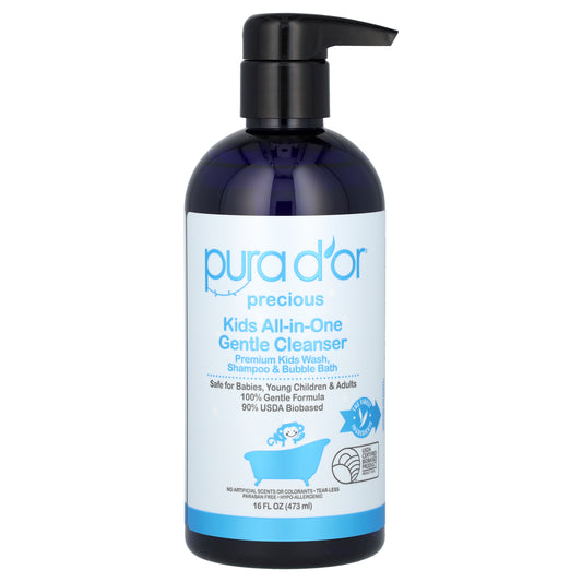 Pura D'or Kids All-in-One Gentle Cleanser 16 fl oz (473 ml)