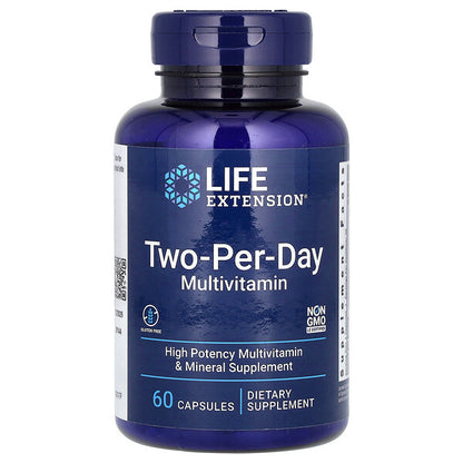 Life Extension Two-Per-Day Multivitamin 120 Capsules