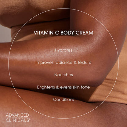 Advanced Clinicals Vitamin C Advanced Brightening Cream 16 oz (454 g)