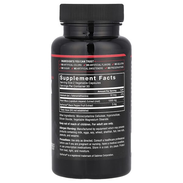 Force Factor Fundamentals Black Maca 60 Capsules