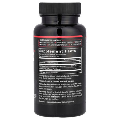 Force Factor Fundamentals Black Maca 60 Capsules