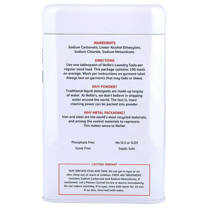 Nellie's Laundry Soda 100 Loads 3.3 lbs (1.5 kg)