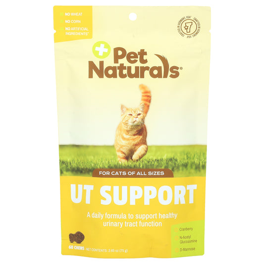 Pet Naturals UT Support For Cats All Sizes 60 Chews 2.65 oz (75 g)