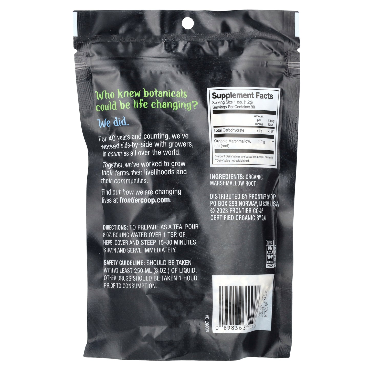 Frontier Co-op Organic Marshmallow Root 3.81 oz (108 g)
